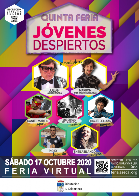 Cartel Feria Jóvenes Despiertos 2020 png